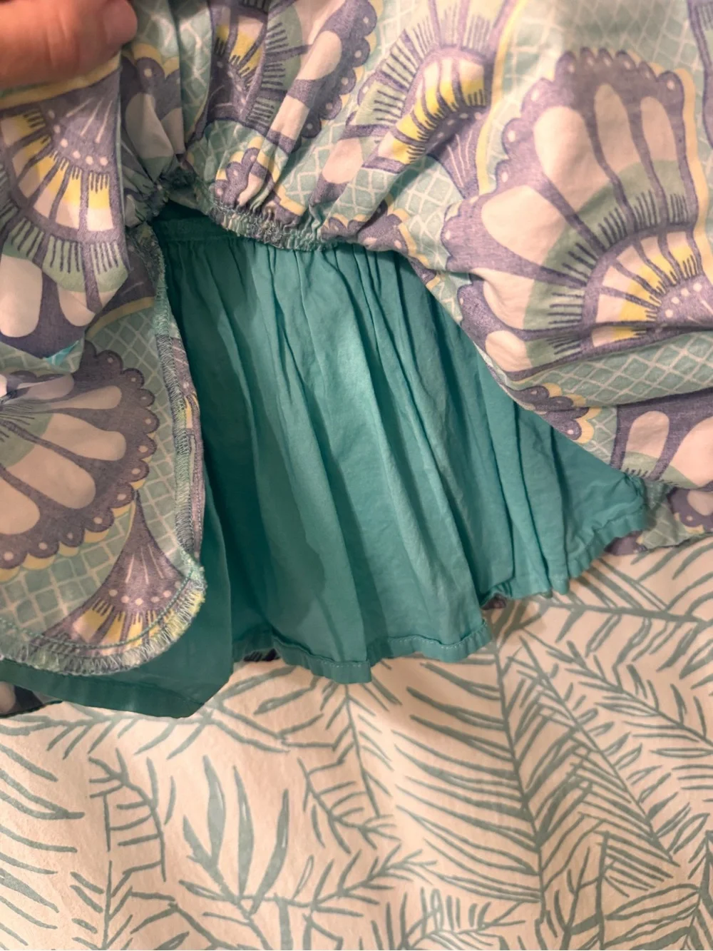 OshKosh B'gosh Girls’ Aqua, Blue and White Twirl Dress ⭐️3 for $20⭐️